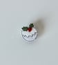 'Christmas Pudding' Christmas Brooch - Image 2