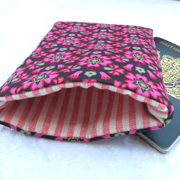 Passport Cover made from Liberty Tana Lawn, Macsen design