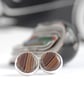 Corvette fordite stud earrings - Image 1
