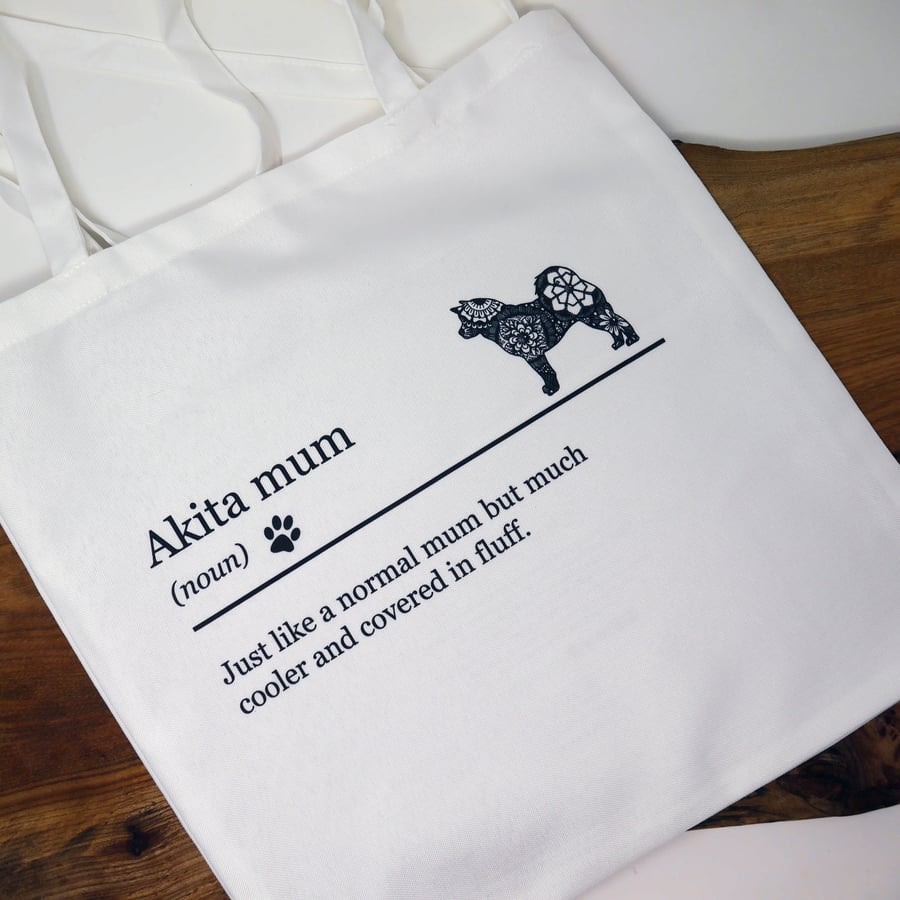 Akita, Akita Lover, Akita Gift, Akita Tote, Tote Bag, Dog Gift, Dog Lover,