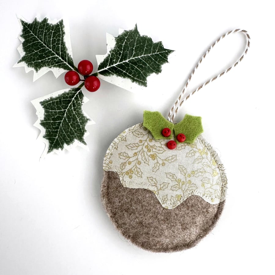 Christmas Pudding Christmas Decoration, Hanging Decoration