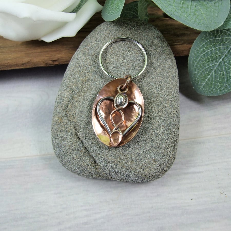 Welsh Love Spoon Bag Charm Sterling Silver and. Folksy