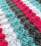 Vibrant crochet baby blanket  - Image 4