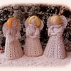 LITTLE CHRISTMAS ANGELS toy knitting pattern PDF by email 