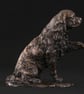 Foundry Bronze Cavalier King Charles Spaniel Waving Paw Sculpture - Image 2