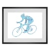 Personalised Cyclist Design Word Art Gifts 