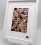 Isabella plantation - botanical mondrian -  pressed flower art