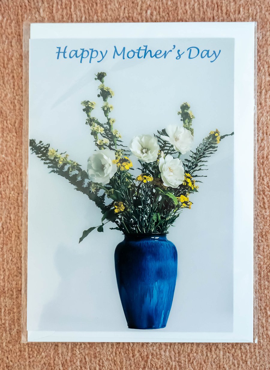Flower Arrangement Mother's Day Card - Original Photo