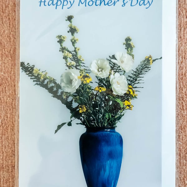Flower Arrangement Mother's Day Card - Original Photo