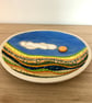 DEEP PEACE STONEWARE CERAMIC PLATE - Image 3
