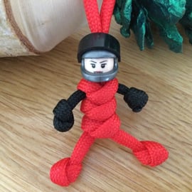 Female Paracord Biker Buddy Keyring