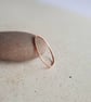 Hammered Copper Stacking Ring - Ultra Slim 1mm Band - Image 3