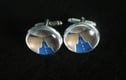 Cabachon cufflinks