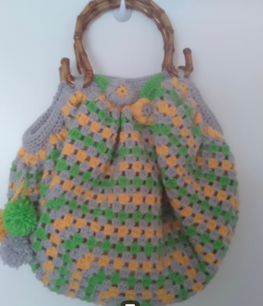 Pretty crochet bag