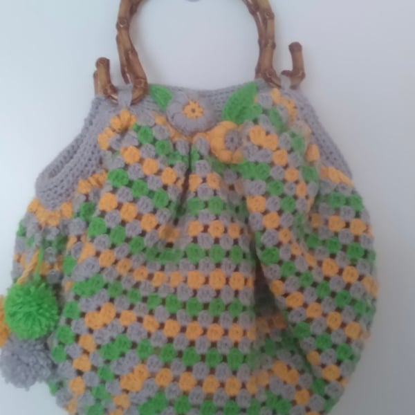 Pretty crochet bag