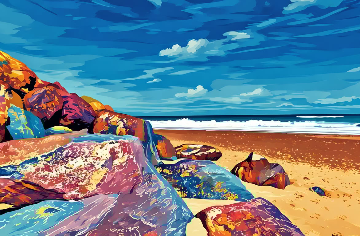 Digital Download of Picture Beach Happisburgh Norfolk 