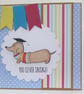 Clever Sausage Exam Congratulations Card