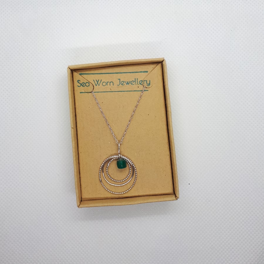 SALE three circles necklace