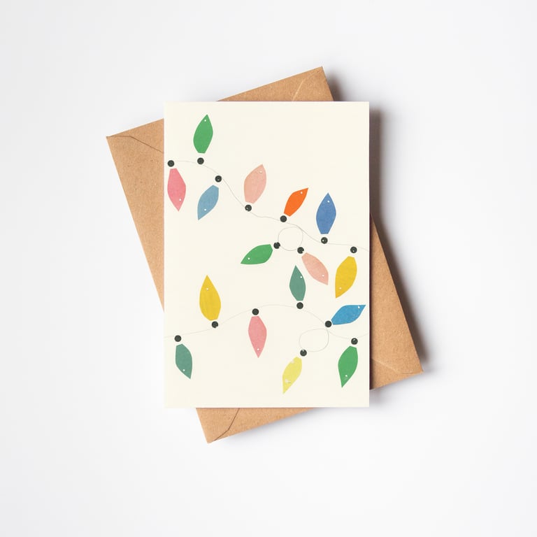 Christmas Card Pack - Fairy Lights