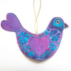 Love Bird  Hanging Decoration 