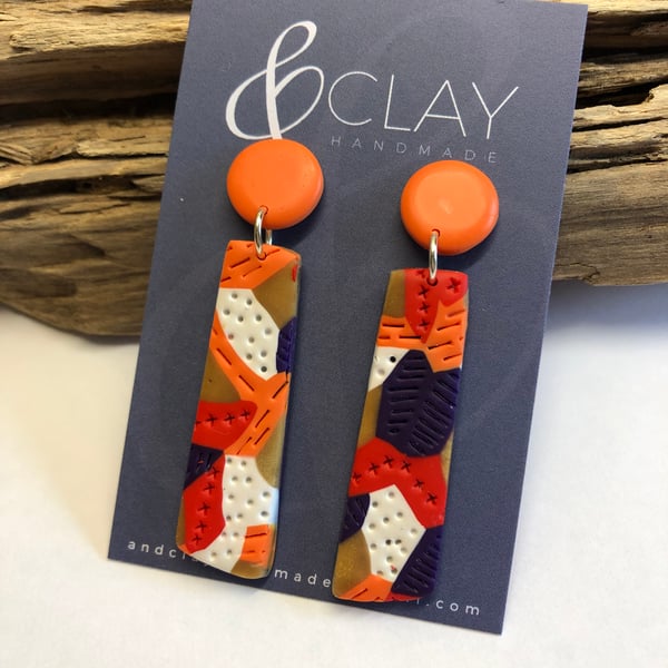 Bold & Colourful Drop Earrings