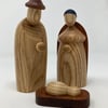 Handmade Wooden Nativity Scene Reclaimed Timber