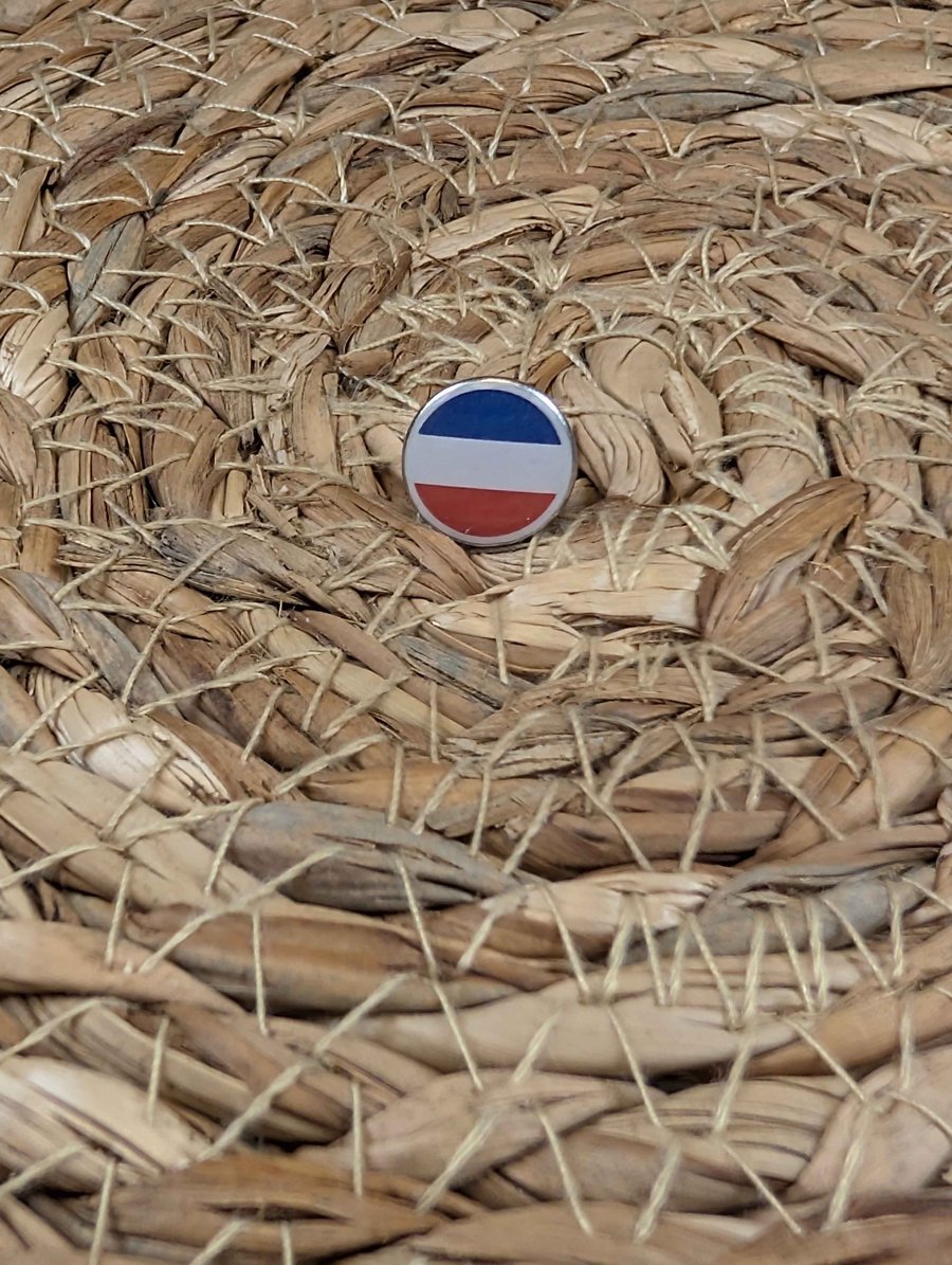 Schleswig-Holstein Flag Map Pin - Germany State Flag Map Pin For Wood Map