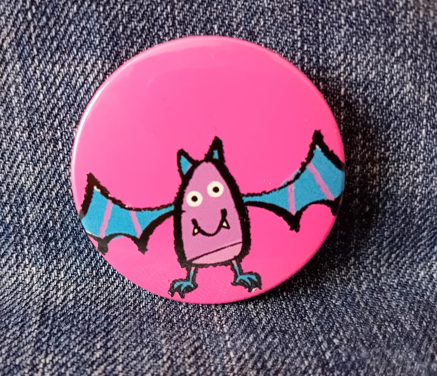 Picture Book  Badge - Bat
