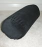 Black Velvet Bolster Cushion Cover 16" x 6" Round Cylinder 6x16