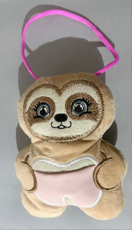  Tooth fairy buddy, Embroidered Sloth