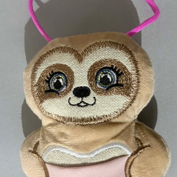  Tooth fairy buddy, Embroidered Sloth