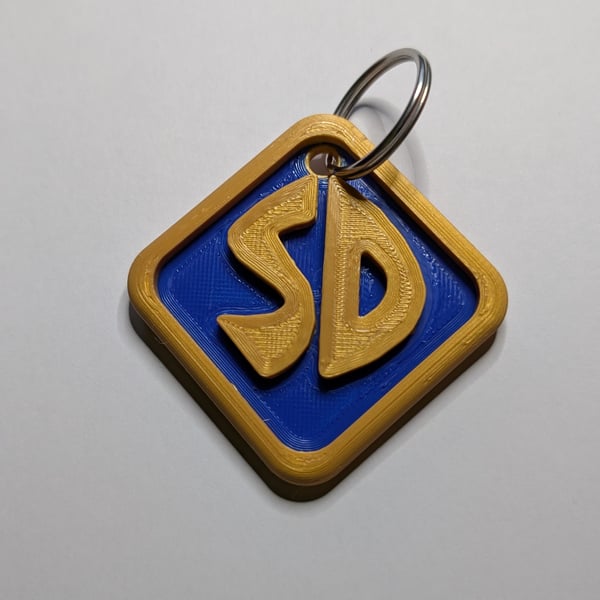 3d printed SD dog tag 