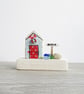 Beach hut ornament, Beach scene - Image 1