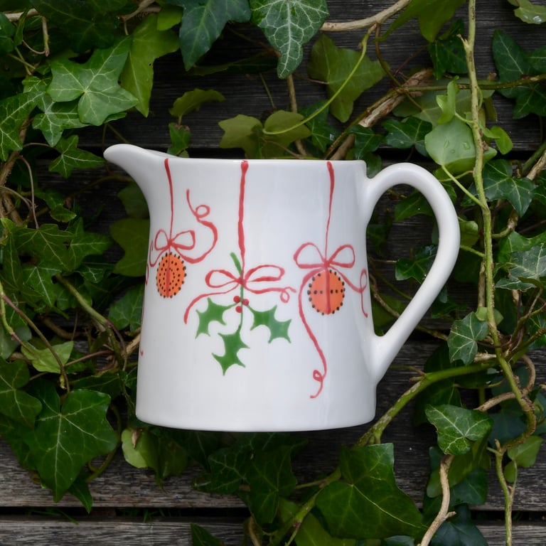 Orange Pomander Milk Jug - SALE
