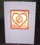 Greetings Card with Copper Heart Embellishment - Image 2