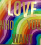 Rainbow acrylic wall canvas  - Image 2
