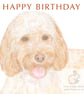 Bella the Cockapoo - Birthday Card - Image 1