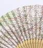 Unique handmade Fan, using recycled map paper, map shows Denbighshire in Wales - Image 3