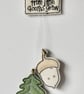 'Mighty Oaks from Little Acorns Grow' - Hanging Decoration - Image 6