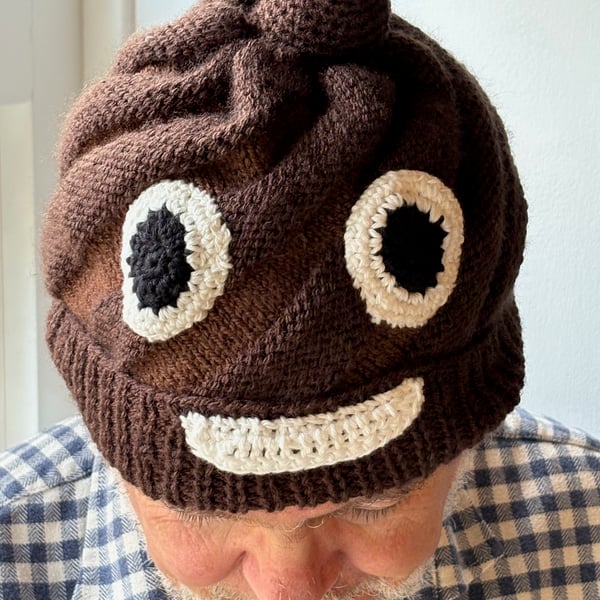 Novelty Poo emoji hat (adult)