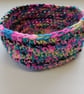 SOLD Crochet Basket (Heritage Pink) - so practical!