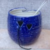 Yarn bowl cup mug knitting or crochet wool hand thrown