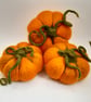 Small Needle Felted Pumpkin - seasonal table decoration WITH TWIZZLES! - Image 7