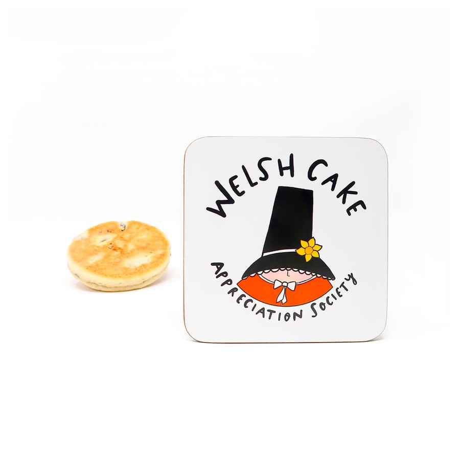 Welsh cake appreciation society coaster