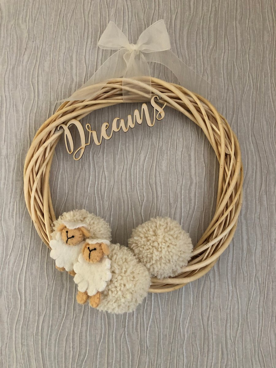 Dreams Wicker Wreath