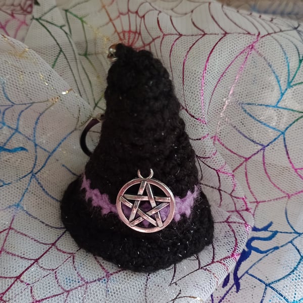 Handmade Crochet Witches Hat,