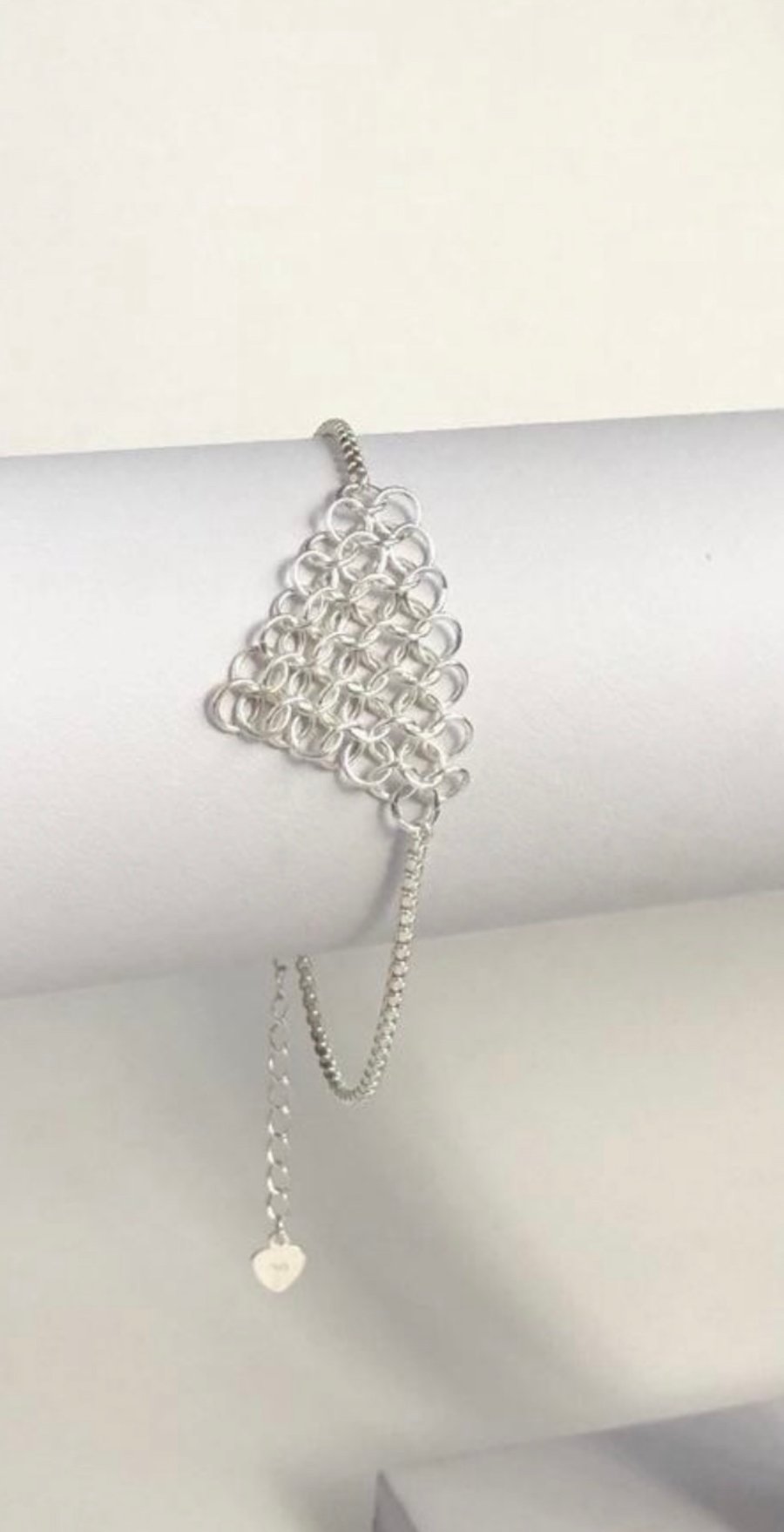 Chainmaille Sterling Silver Bracelet 