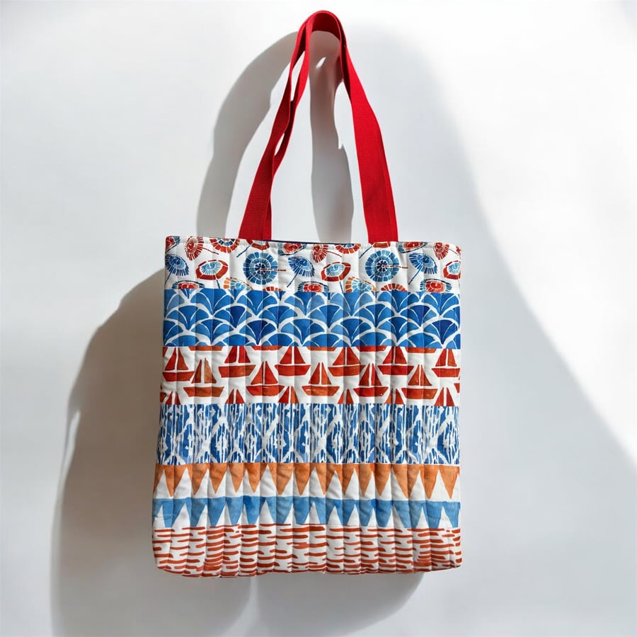 Patchwork quilt Tote bag