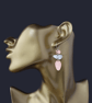 Mixed-metal Silver and Copper Textured Geometric Pebble Dangle Earrings - Image 2