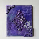 Veiled Empress - vibrant canvas with shimmer and depth